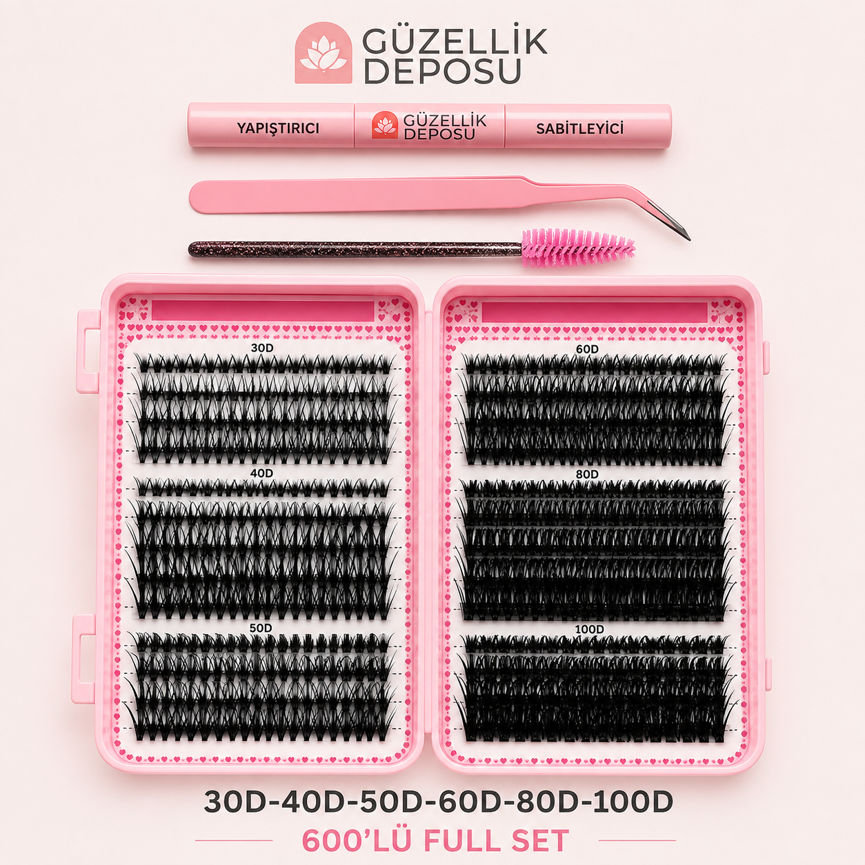Angelic Blinks İpek Kirpik Seti