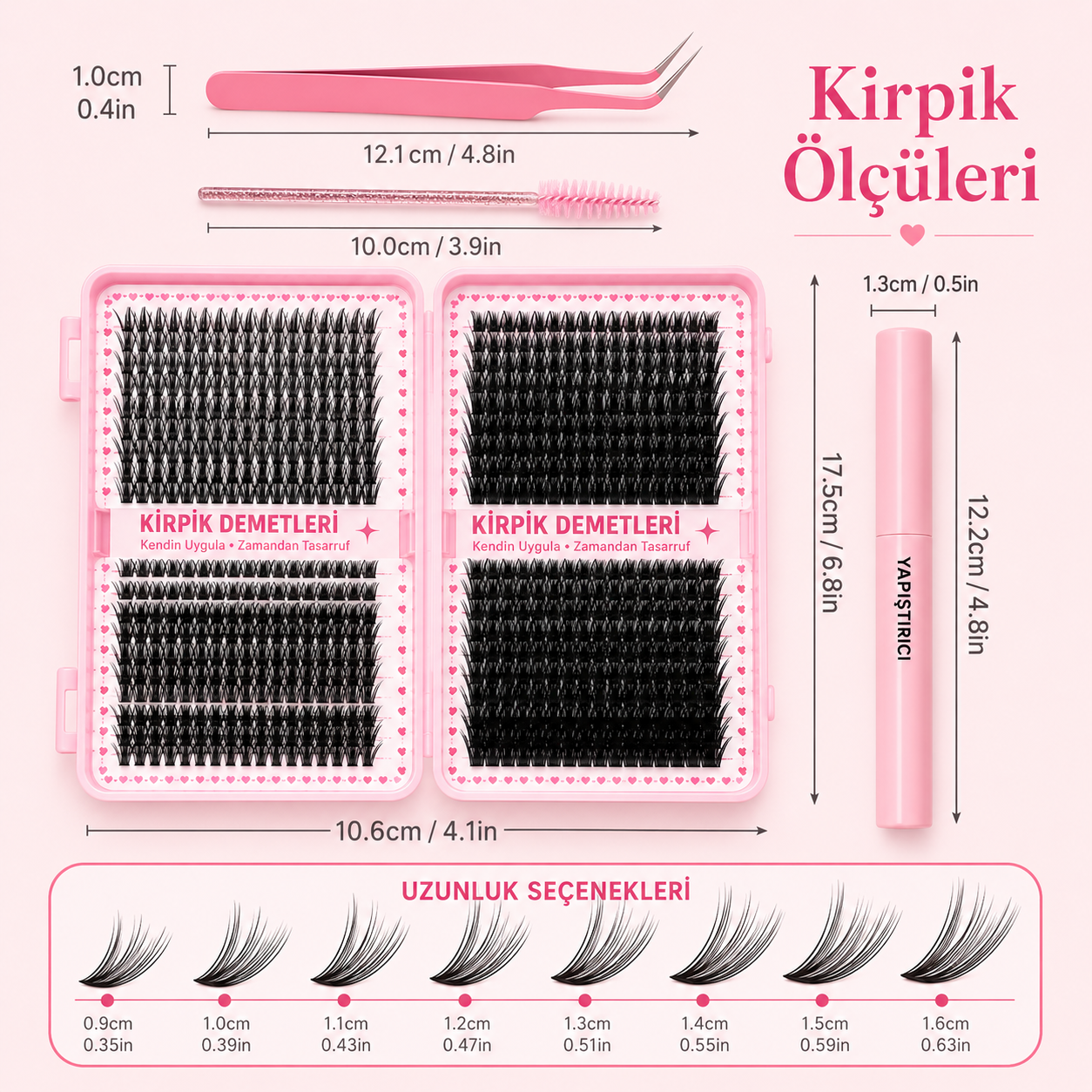 Angelic Blinks İpek Kirpik Seti