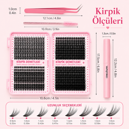 Angelic Blinks İpek Kirpik Seti